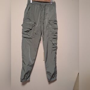 Standard Cloth Women’s Cargo Jogger Pants Small Olive Green